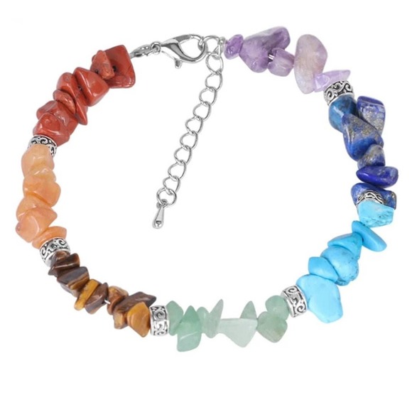 7 Chakra Women Healing Bracelet - Picture 1 of 6